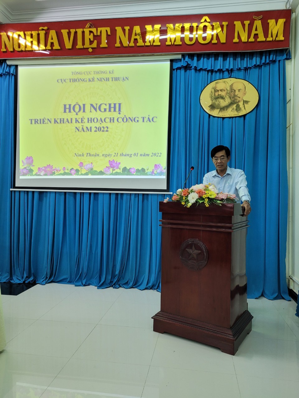 Cục Thống kê Ninh Thuận tổ chức Hội nghị triển khai Kế hoạch công tác năm 2022
